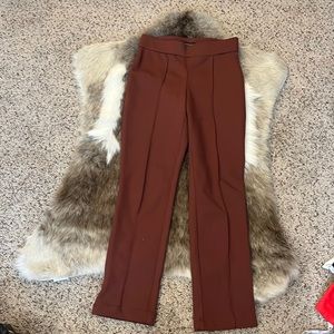 Christian Siriano Brown Pants